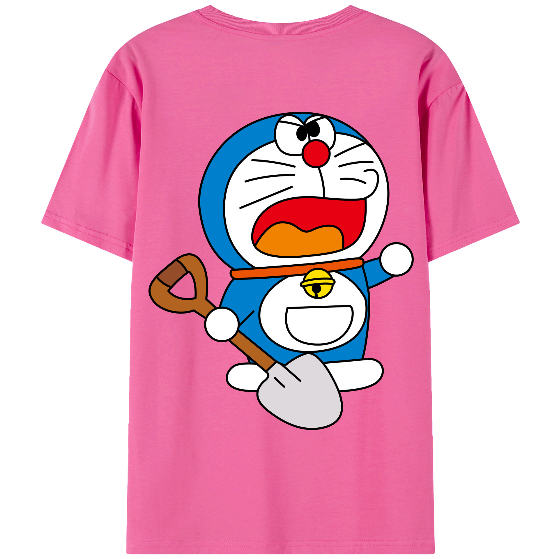 （画像用） ドラえもん Doraemon レディース半袖Tシャツ(バックプリント)